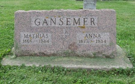 GANSEMER, ANNA - Dubuque County, Iowa | ANNA GANSEMER 