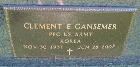 GANSEMER, PFC CLEMENT E. - Dubuque County, Iowa | PFC CLEMENT E. GANSEMER 