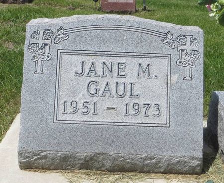 GAUL, JANE M. - Dubuque County, Iowa | JANE M. GAUL 
