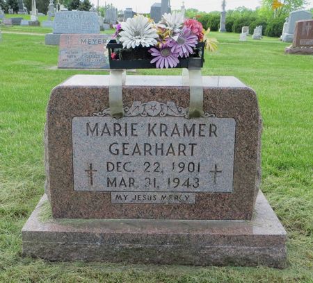 KRAMER GEARHART, MARIE - Dubuque County, Iowa | MARIE KRAMER GEARHART 