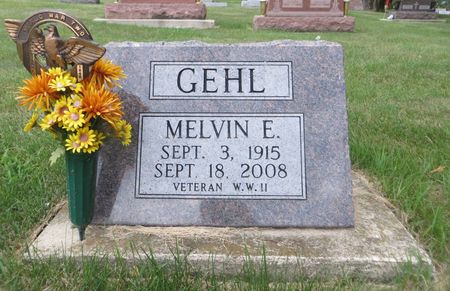 GEHL, MELVIN E. - Dubuque County, Iowa | MELVIN E. GEHL 