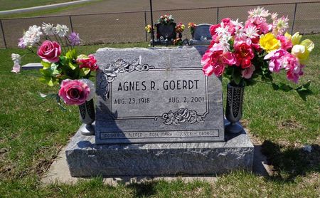 GOERDT, AGNES R. - Dubuque County, Iowa | AGNES R. GOERDT 