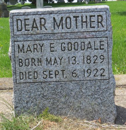 HUBBARD GOODALE, MARY E. - Dubuque County, Iowa | MARY E. HUBBARD GOODALE 
