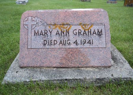 GRAHAM, MARY ANN - Dubuque County, Iowa | MARY ANN GRAHAM 