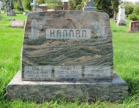 HANNAN, MARY F. - Dubuque County, Iowa | MARY F. HANNAN 