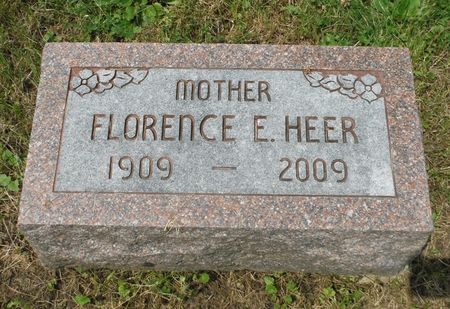 HEER, FLORENCE E. - Dubuque County, Iowa | FLORENCE E. HEER 