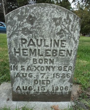 HEMLEBEN, PAULINE - Dubuque County, Iowa | PAULINE HEMLEBEN 