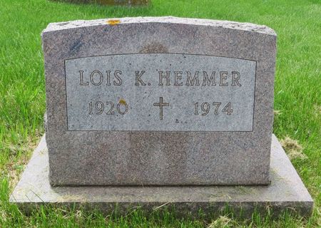HEMMER, LOIS K. - Dubuque County, Iowa | LOIS K. HEMMER 
