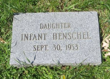 HENSCHEL, INFANT DAUGHTER - Dubuque County, Iowa | INFANT DAUGHTER HENSCHEL 