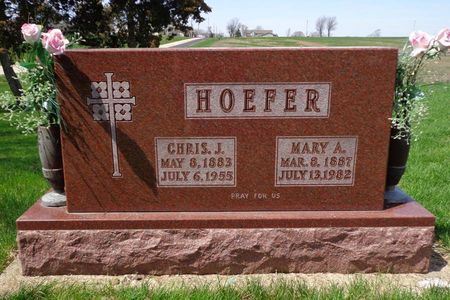 SCHMITT HOEFER, MARY ANN - Dubuque County, Iowa | MARY ANN SCHMITT HOEFER 