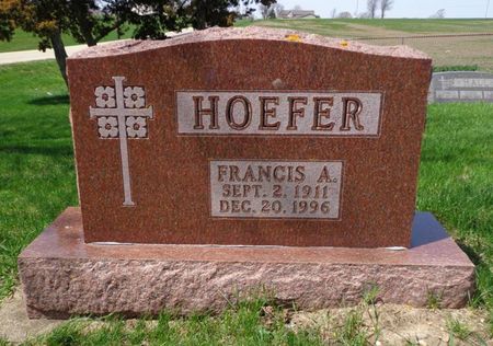 HOEFER, FRANCIS A. - Dubuque County, Iowa | FRANCIS A. HOEFER 