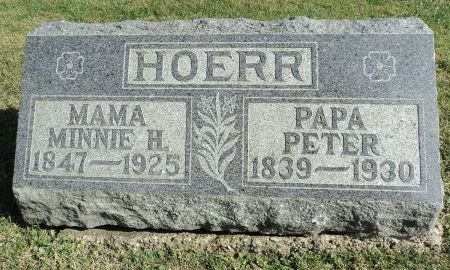 HOERR, PETER - Dubuque County, Iowa | PETER HOERR 