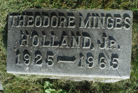 HOLLAND JR., THEODORE MINGES - Dubuque County, Iowa | THEODORE MINGES HOLLAND JR. 