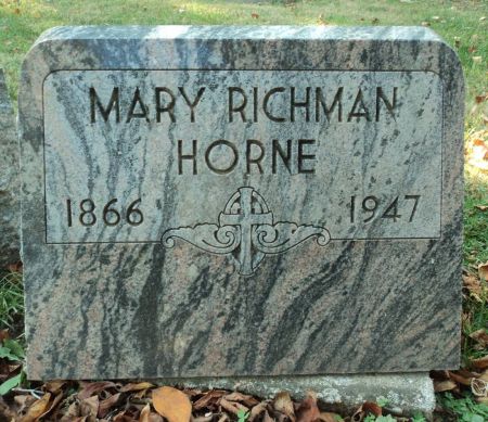RICHMAN HORNE, MARY - Dubuque County, Iowa | MARY RICHMAN HORNE 