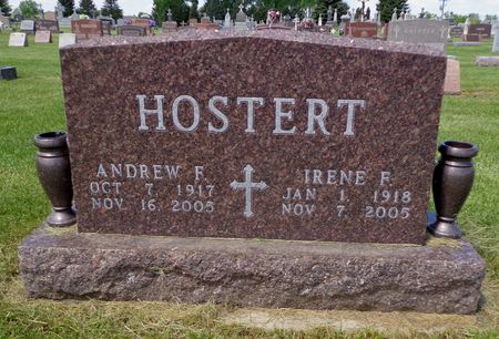 BURLAGE HOSTERT, IRENE F. - Dubuque County, Iowa | IRENE F. BURLAGE HOSTERT 