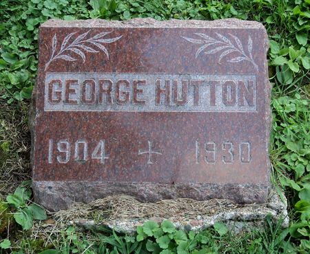 HUTTON, GEORGE - Dubuque County, Iowa | GEORGE HUTTON 