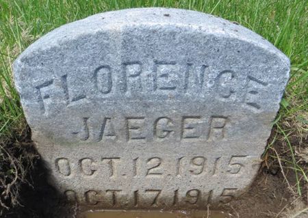 JAEGER, FLORENCE - Dubuque County, Iowa | FLORENCE JAEGER 