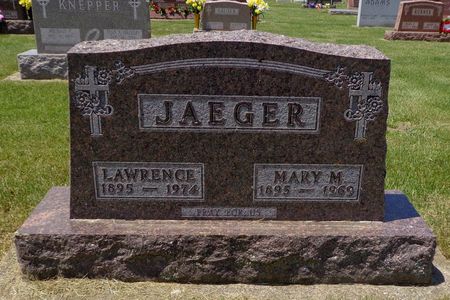 JAEGER, MARY M. - Dubuque County, Iowa | MARY M. JAEGER 