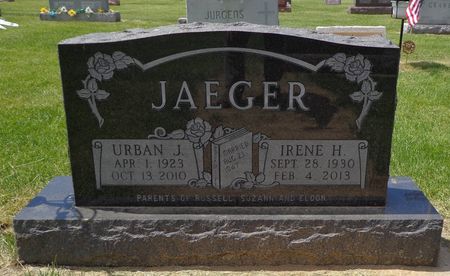 PETSCHE JAEGER, IRENE H. - Dubuque County, Iowa | IRENE H. PETSCHE JAEGER 