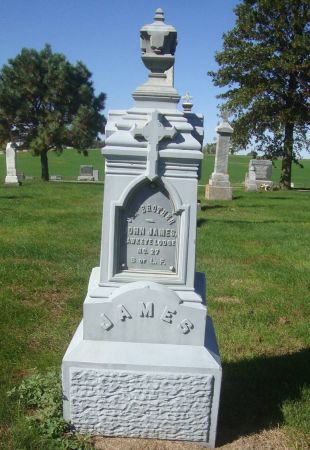 JAMES, JOHN - Dubuque County, Iowa | JOHN JAMES 
