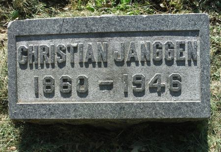JANGGEN, CHRISTIAN - Dubuque County, Iowa | CHRISTIAN JANGGEN 