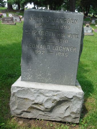 JANGGEN, ELIZABETH - Dubuque County, Iowa | ELIZABETH JANGGEN 