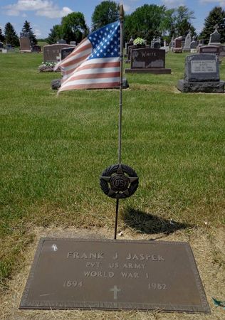 JASPER, PVT. FRANK - Dubuque County, Iowa | PVT. FRANK JASPER 