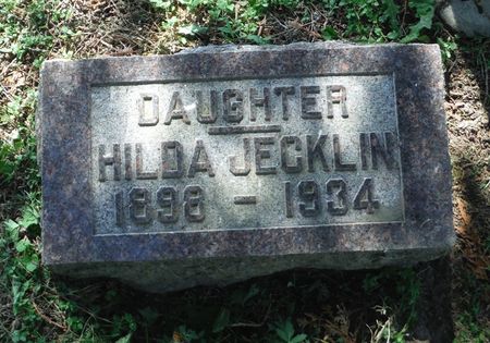 JECKLIN, HILDA - Dubuque County, Iowa | HILDA JECKLIN 