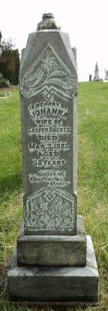 BACKES, JOHANNA - Dubuque County, Iowa | JOHANNA BACKES 