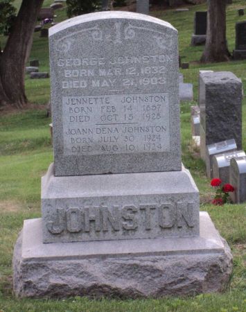 JOHNSTON, GEORGE - Dubuque County, Iowa | GEORGE JOHNSTON 