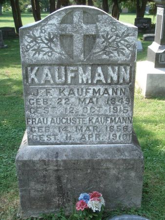 KAUFMANN, AUGUSTE - Dubuque County, Iowa | AUGUSTE KAUFMANN 