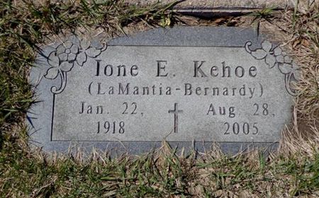 KEHOE, IONE E. - Dubuque County, Iowa | IONE E. KEHOE 