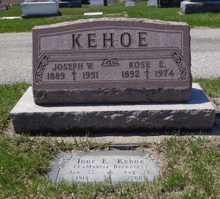 KEHOE, ROSE E. - Dubuque County, Iowa | ROSE E. KEHOE 