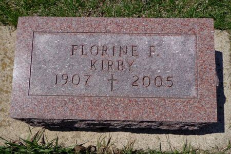KIRBY, FLORINE F. - Dubuque County, Iowa | FLORINE F. KIRBY 
