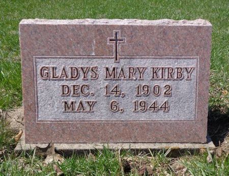 KIRBY, GLADYS MARY - Dubuque County, Iowa | GLADYS MARY KIRBY 