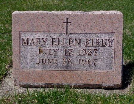 KIRBY, MARY ELLEN - Dubuque County, Iowa | MARY ELLEN KIRBY 