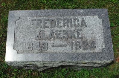 KLAESKE, FREDERICA - Dubuque County, Iowa | FREDERICA KLAESKE 