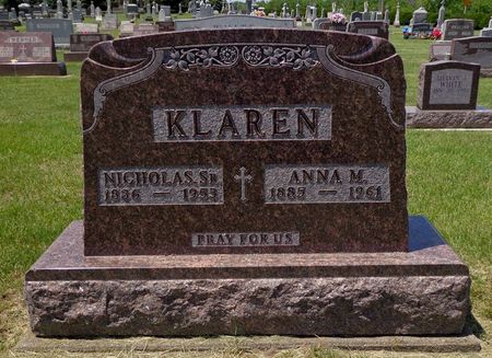 KLAREN SR., NICHOLAS - Dubuque County, Iowa | NICHOLAS KLAREN SR. 