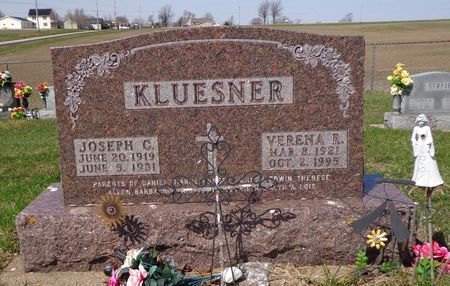 KLUESNER, JOSEPH C. - Dubuque County, Iowa | JOSEPH C. KLUESNER 