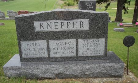 KNEPPER, AGNES - Dubuque County, Iowa | AGNES KNEPPER 