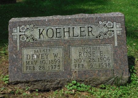 KOEHLER, ROSE B. - Dubuque County, Iowa | ROSE B. KOEHLER 