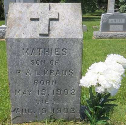 KRAUS, MATHIES - Dubuque County, Iowa | MATHIES KRAUS 