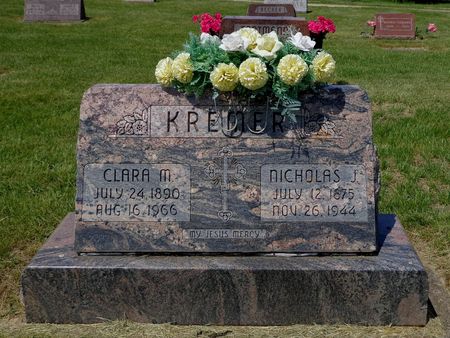 KREMER, CLARA M. - Dubuque County, Iowa | CLARA M. KREMER 