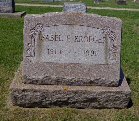 KROEGER, ISABEL E. - Dubuque County, Iowa | ISABEL E. KROEGER 