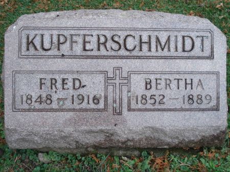 KUPFERSCHMIDT, BERTHA - Dubuque County, Iowa | BERTHA KUPFERSCHMIDT 