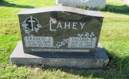 LAHEY, VALERIA B. - Dubuque County, Iowa | VALERIA B. LAHEY 