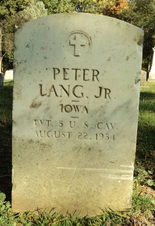 LANG, PETER JR. - Dubuque County, Iowa | PETER JR. LANG 