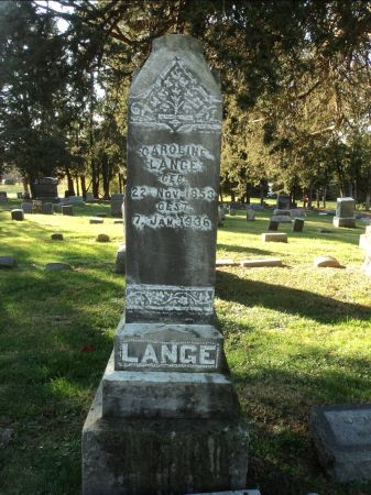 LANGE, CAROLINE - Dubuque County, Iowa | CAROLINE LANGE 