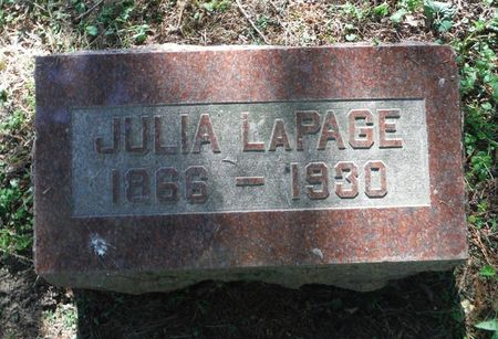 BARTELS LAPAGE, JULIA - Dubuque County, Iowa | JULIA BARTELS LAPAGE 