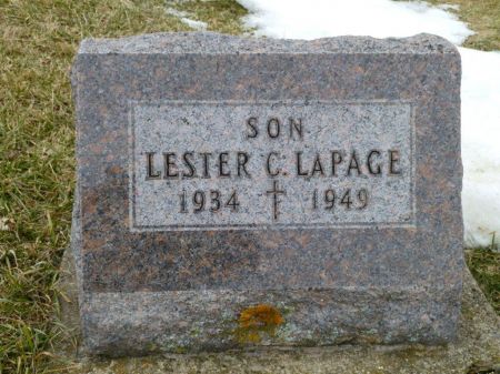 LA PAGE, LESTER C. - Dubuque County, Iowa | LESTER C. LA PAGE 